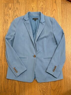 Ann Taylor Light Blue Women's Tailored Blazer